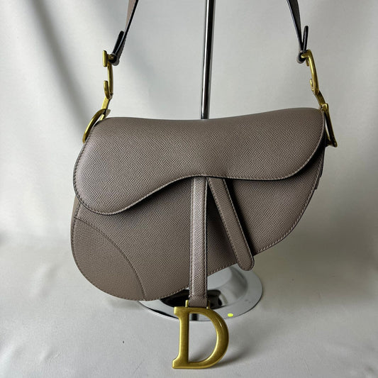 Dior	Saddle Medium Beige