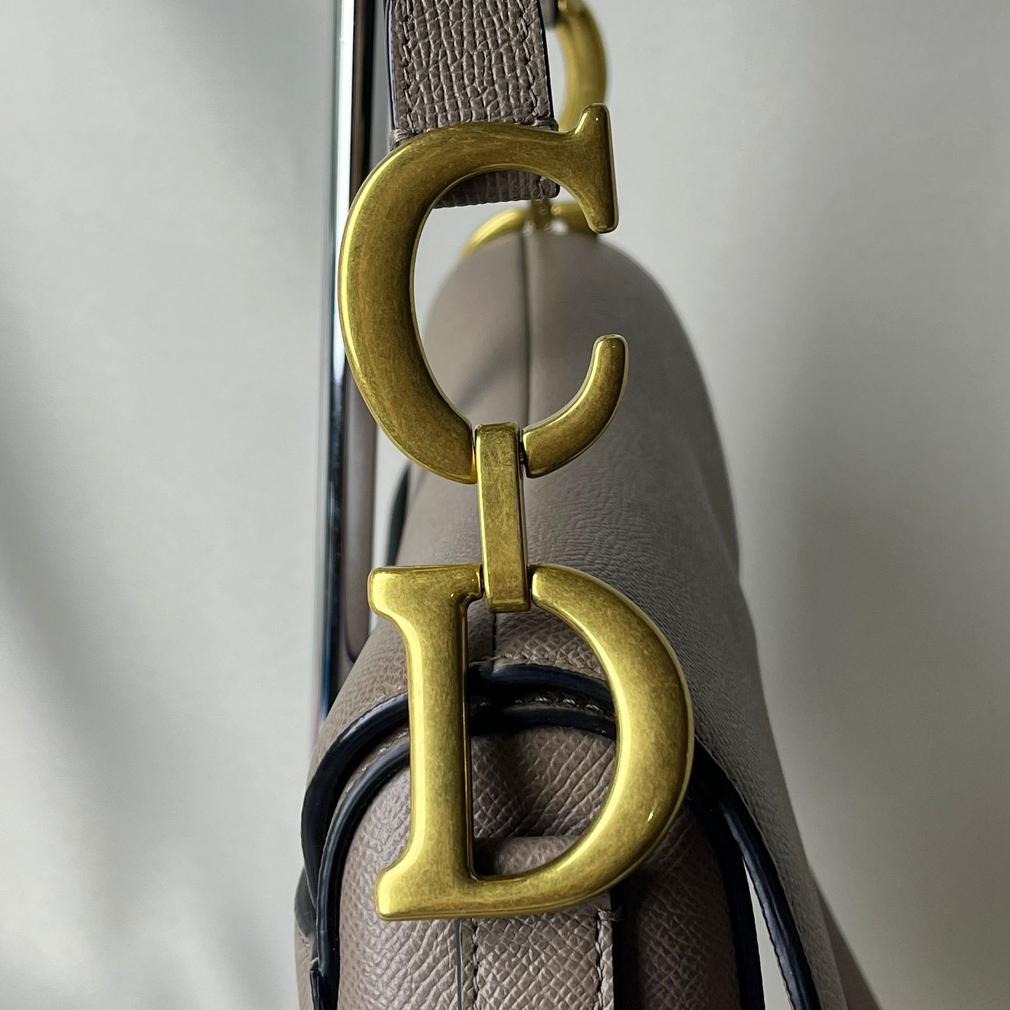 Dior	Saddle Medium Beige