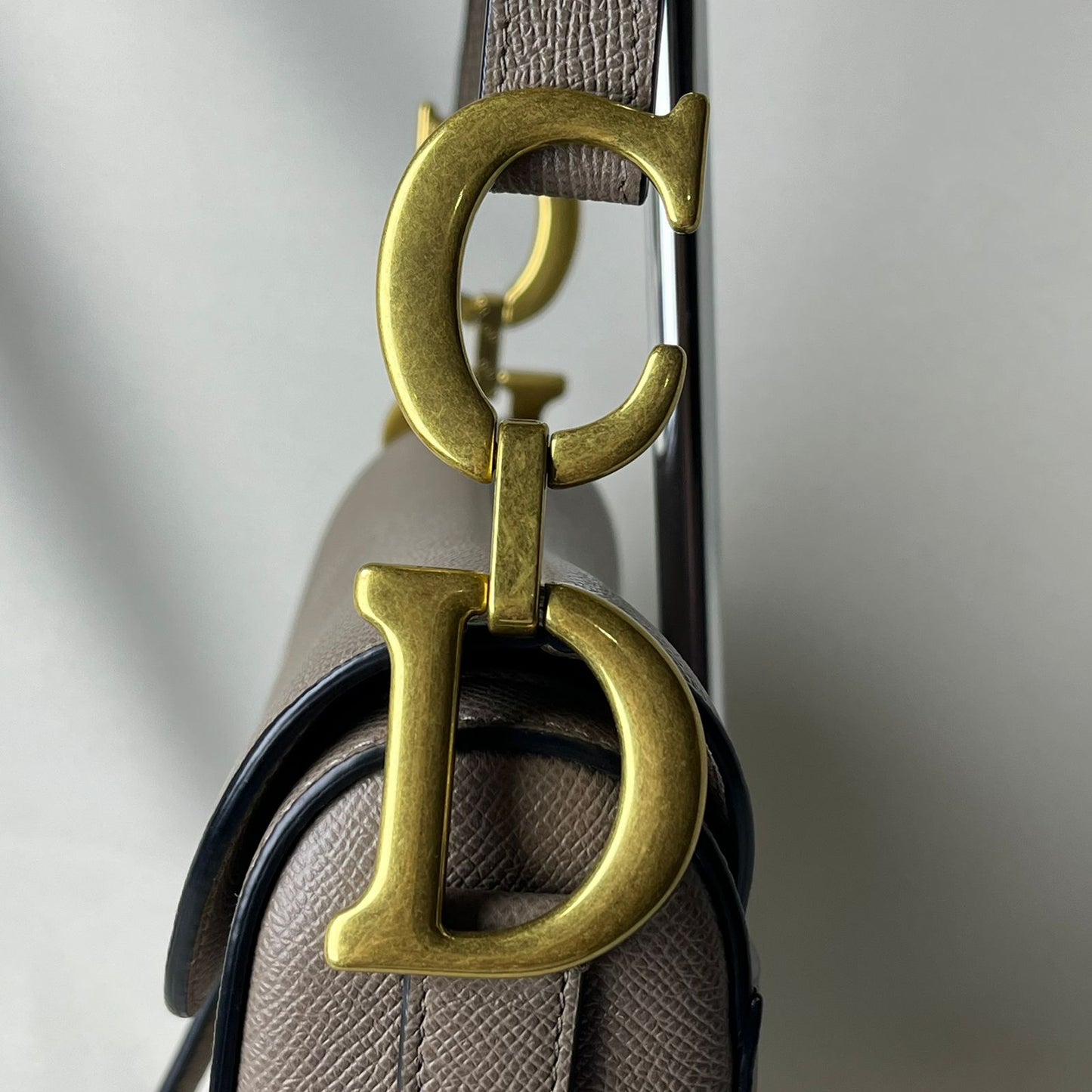 Dior	Saddle Medium Beige
