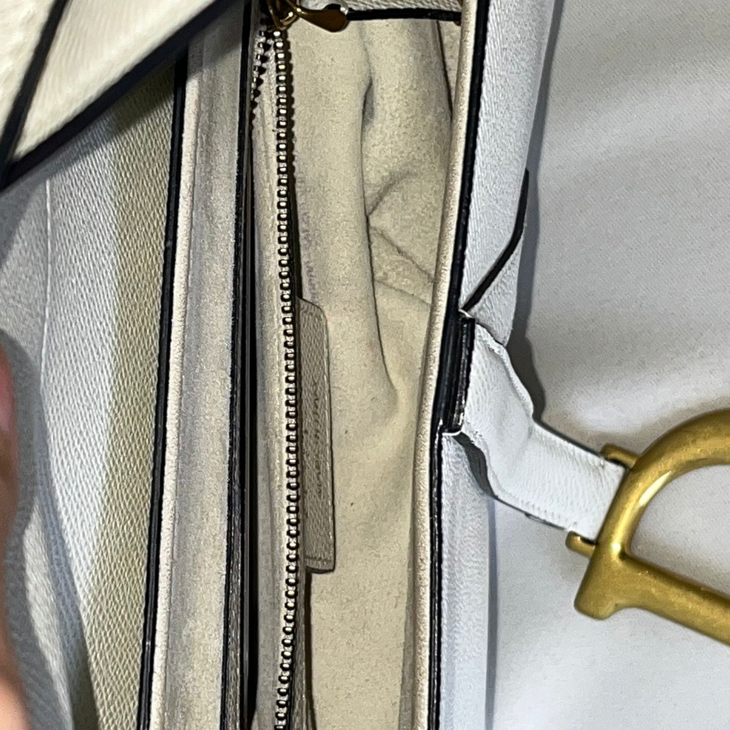 Dior	Saddle Medium White