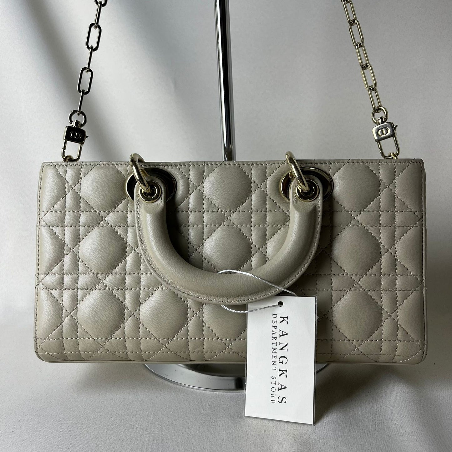 Dior	Lady D-Joy Bag Medium Beige