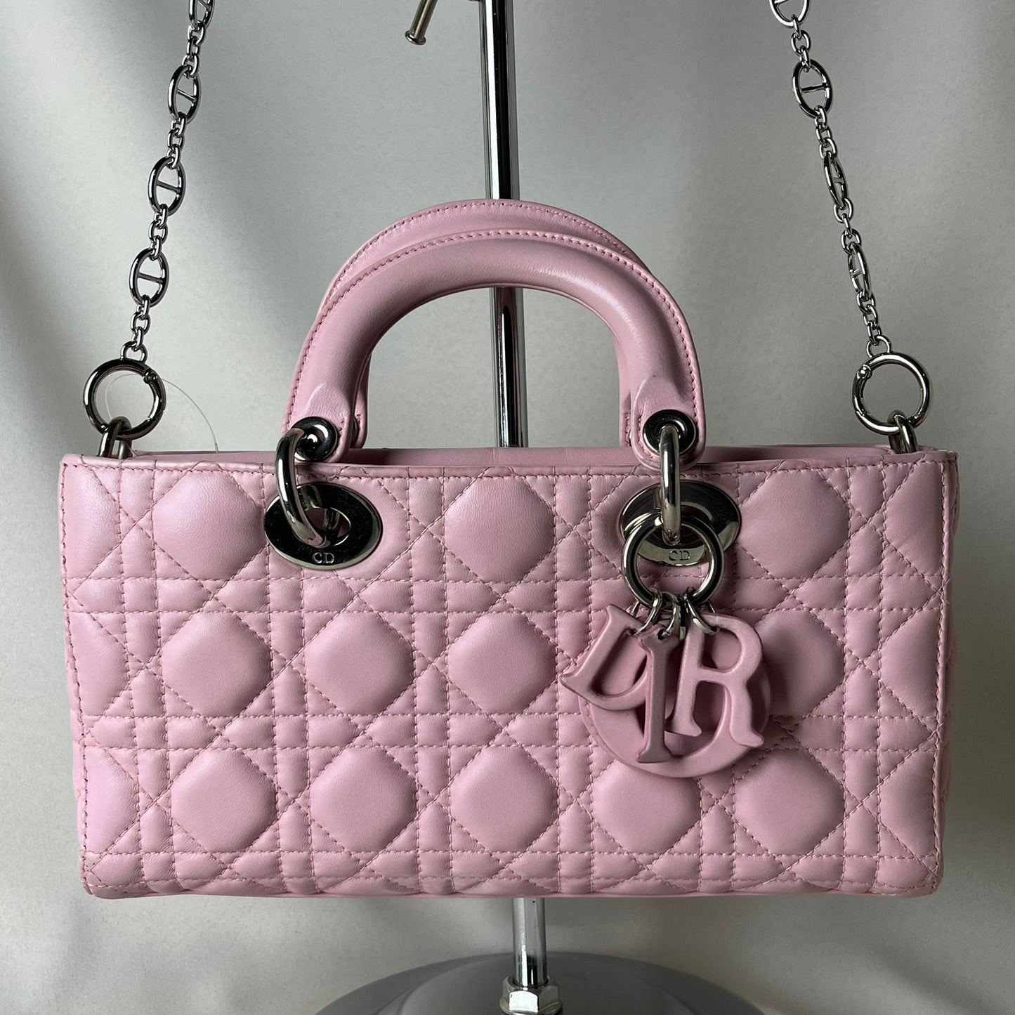 Dior Lady D-Joy Bag Medium Pink
