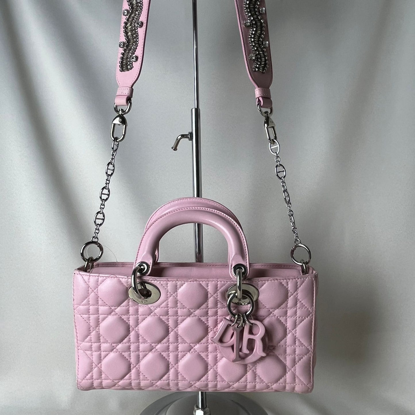 Dior Lady D-Joy Bag Medium Pink