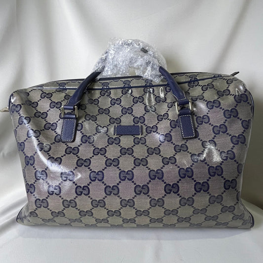 Gucci  GG Canvas Duffle Navy Blue