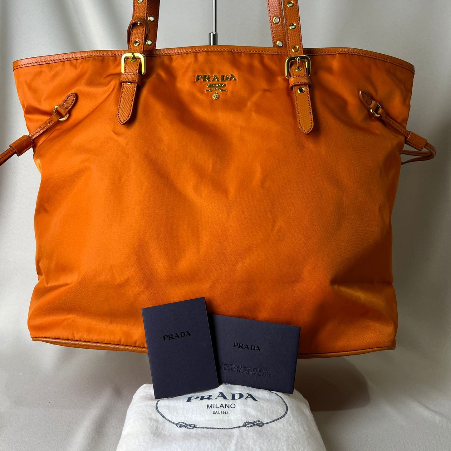 Prada  Tote Orange