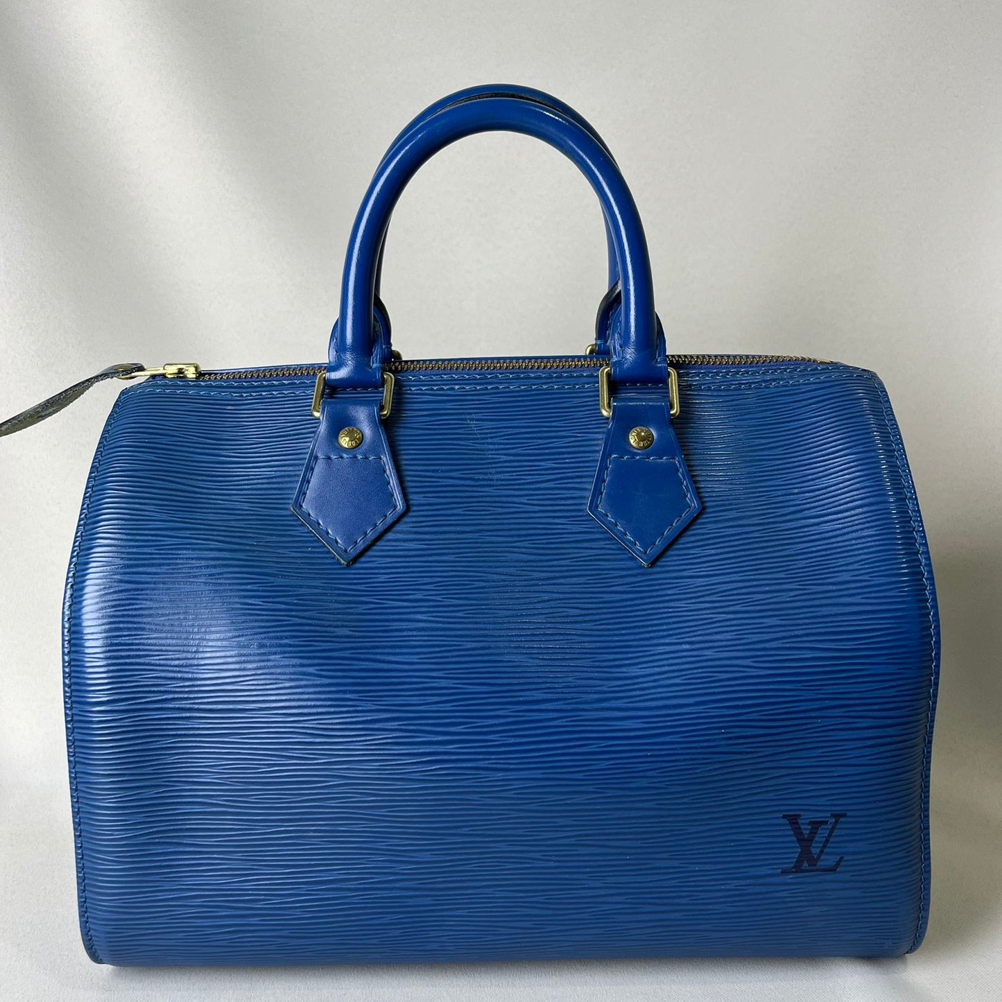 Louis Vuitton	Speedy 25 Epi Blue