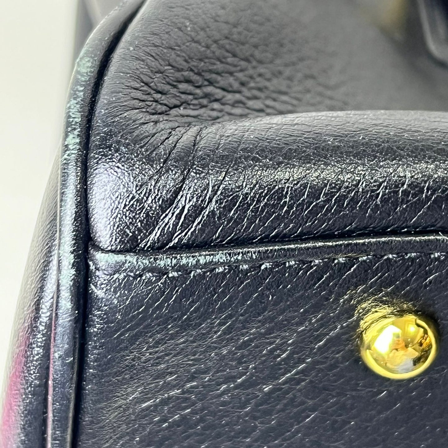 MCM  Leather Handbag Black