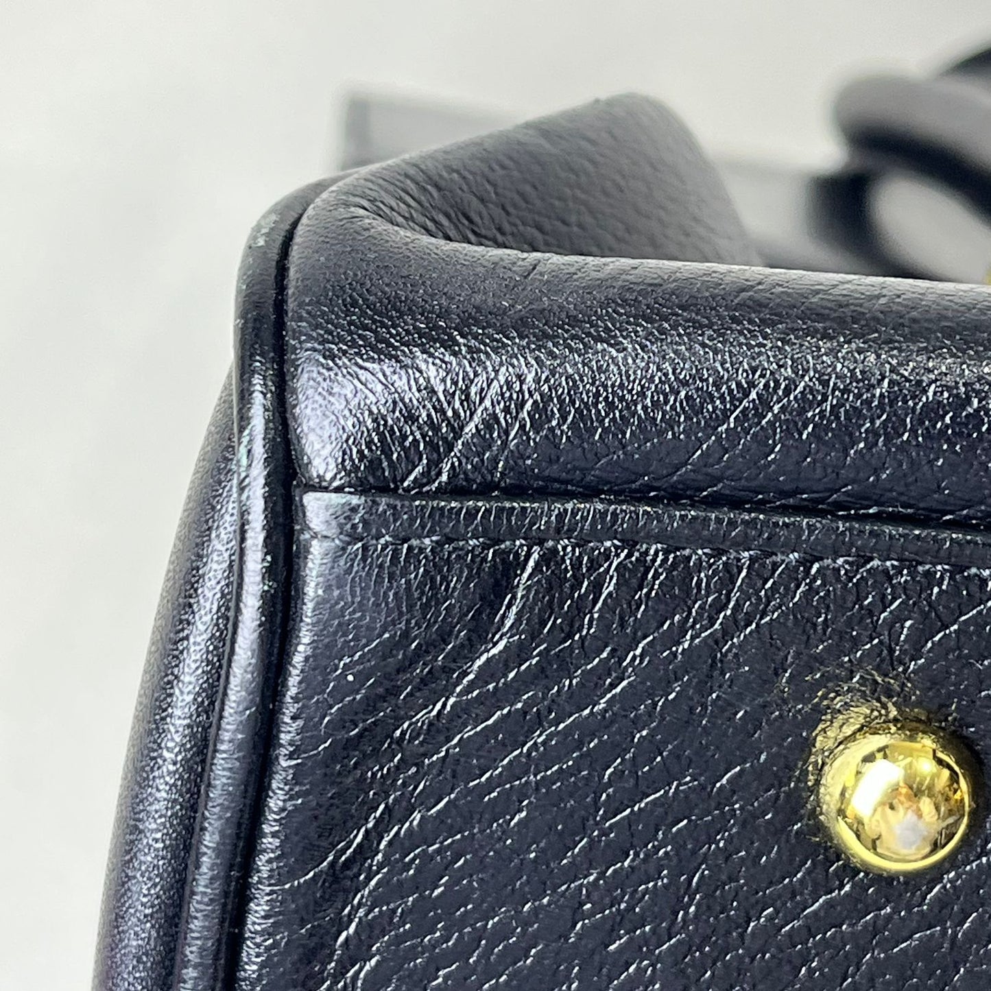 MCM  Leather Handbag Black