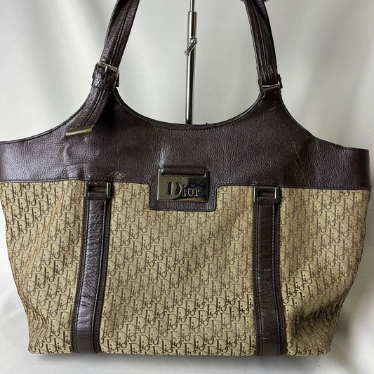 Dior	Street Chic Trotter Tote Brown