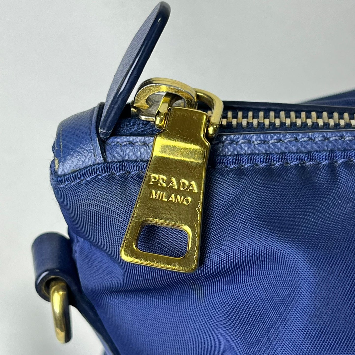 Prada 2-way Tote Blue