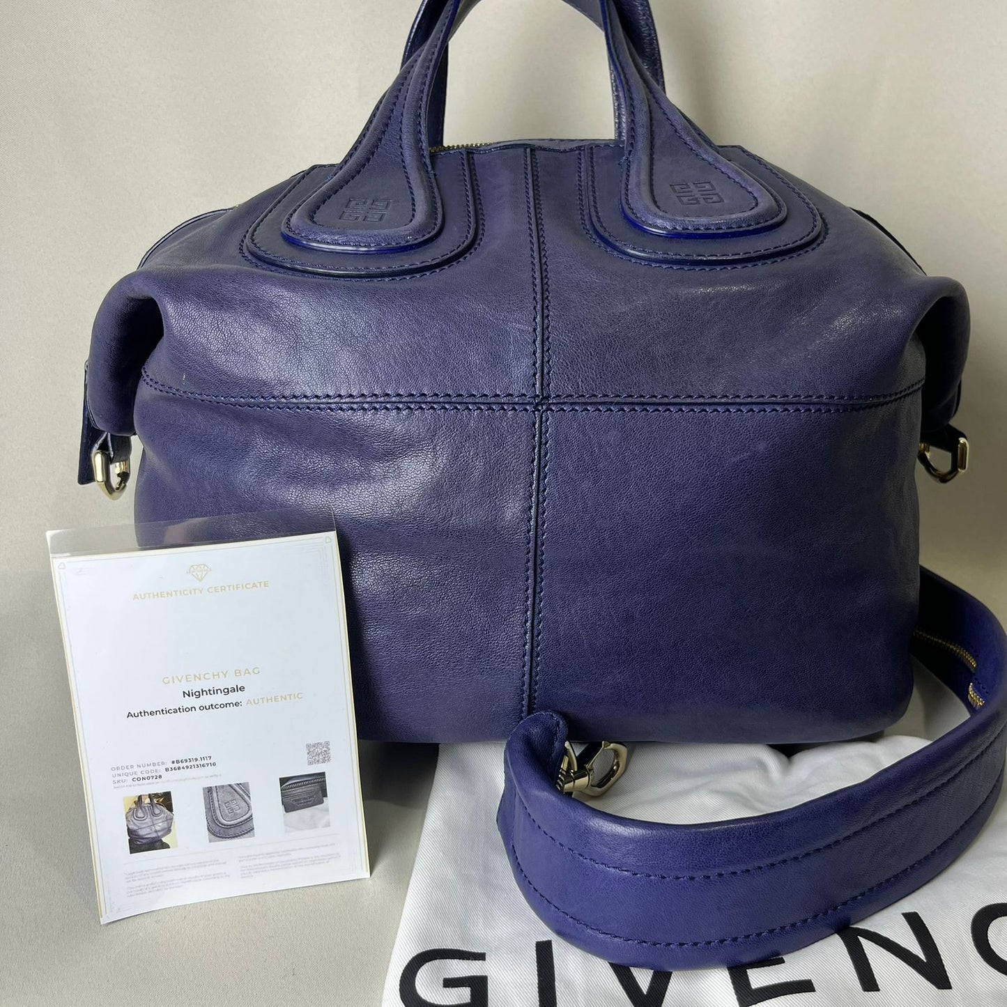 Givenchy  Nightingale Blue Medium Old Version