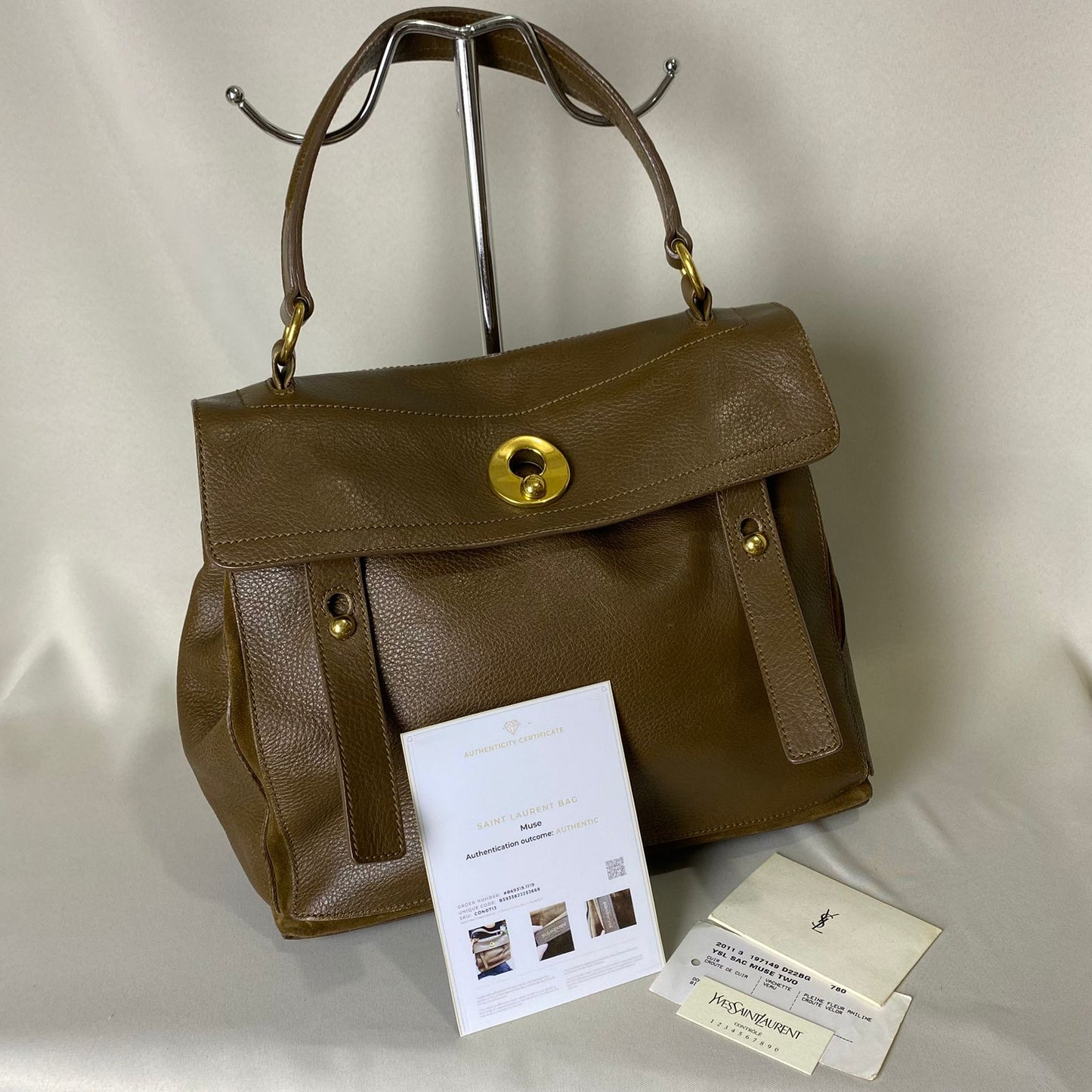 YSL	Muse Two Brown
