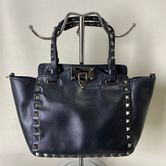 Valentino  Rockstud Mini Tote Black