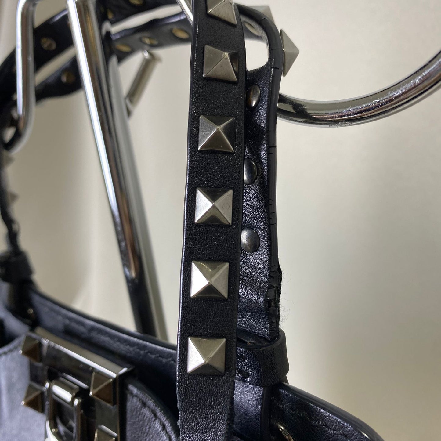 Valentino  Rockstud Mini Tote Black