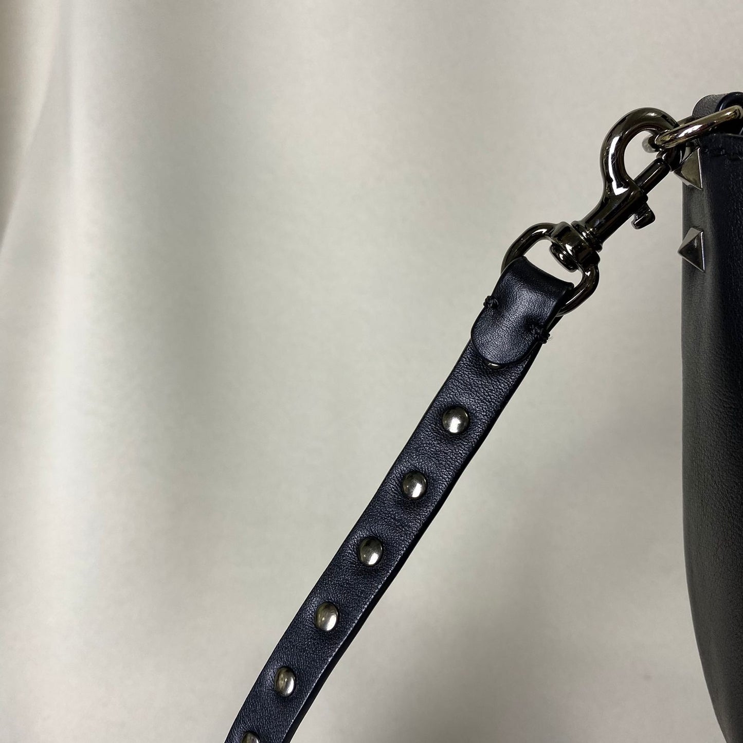 Valentino  Rockstud Mini Tote Black