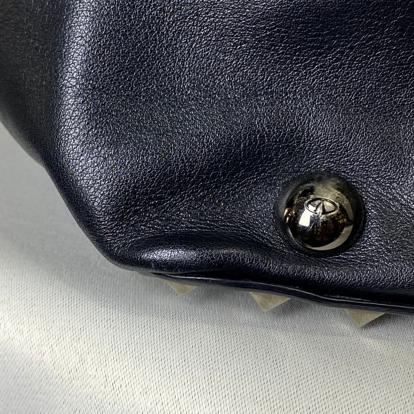Valentino  Rockstud Mini Tote Black