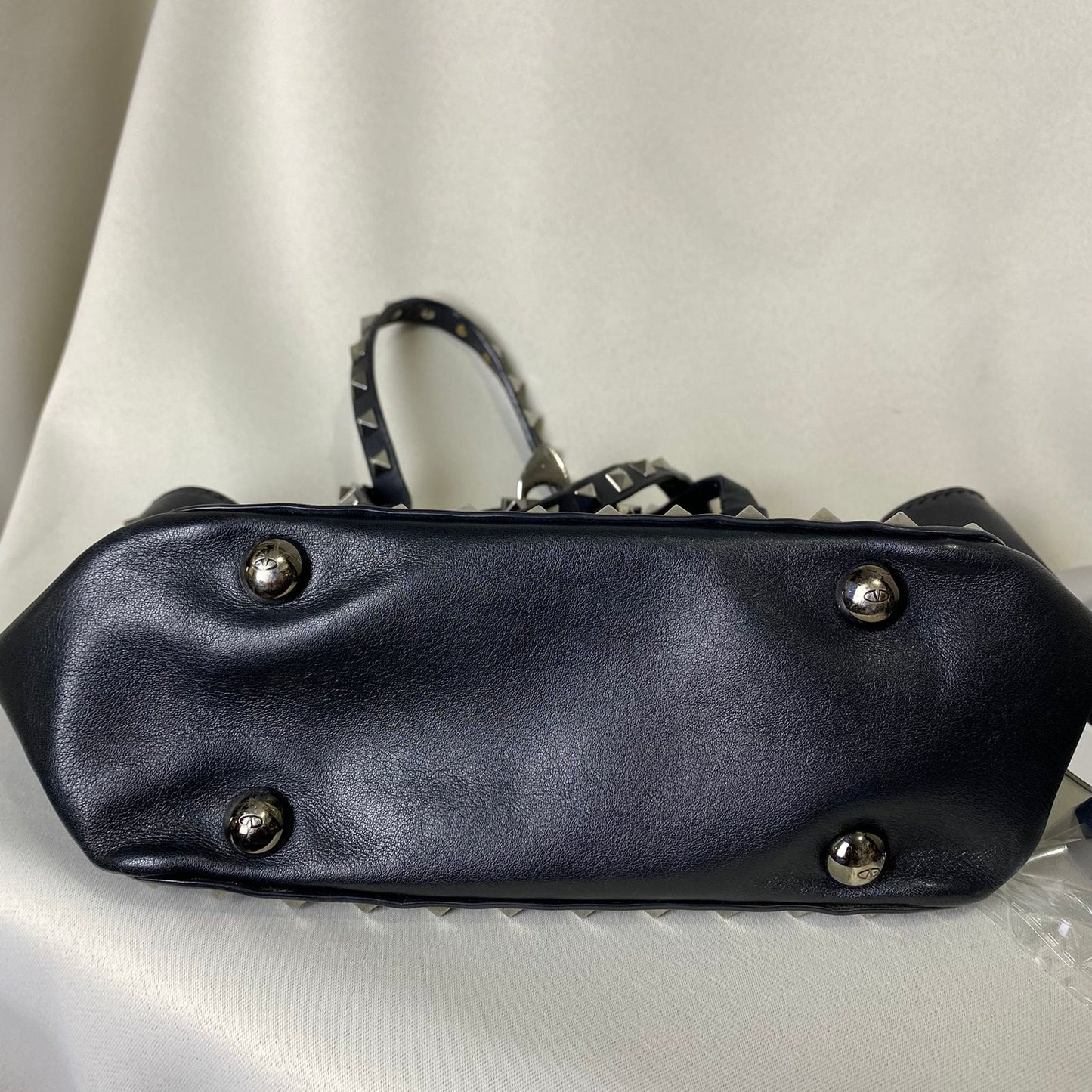 Valentino  Rockstud Mini Tote Black