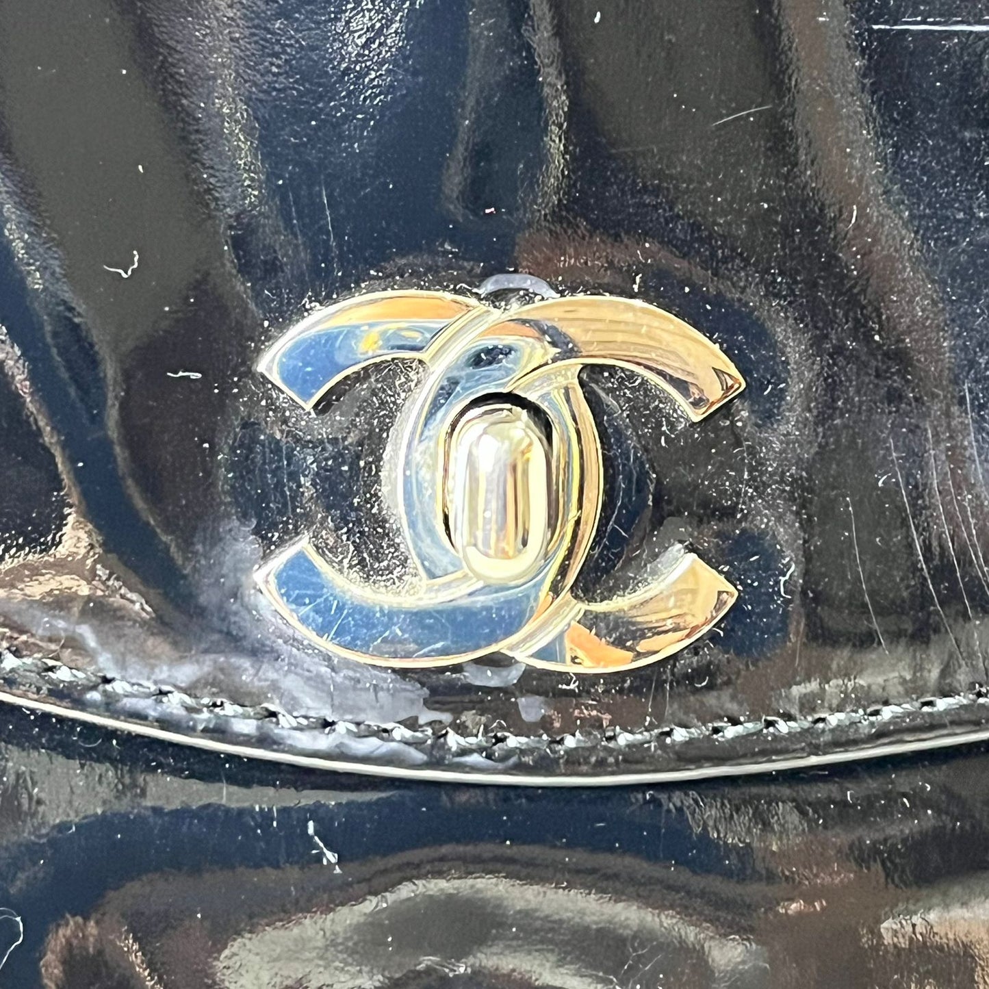 Chanel  Patent Envelope Tote - Shoulder Bag
