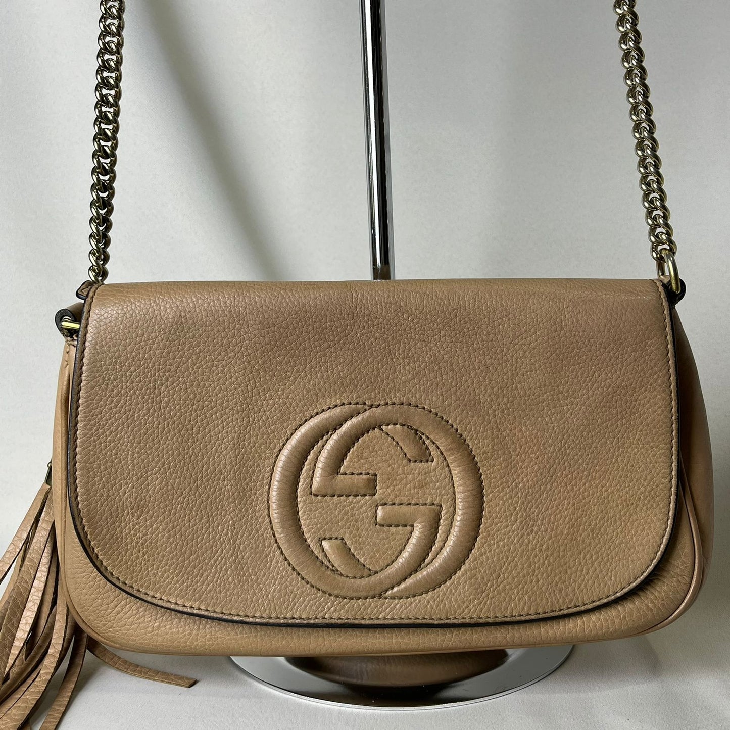Gucci  Soho Chain Beige