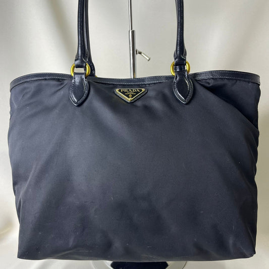 Prada  Tote Nylon Handbag Black