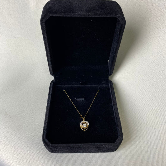 Necklace  0.10 carat Round Brilliant Cut