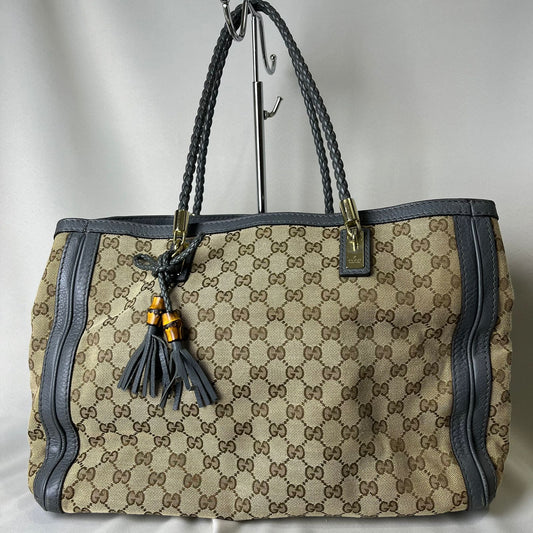 Gucci Braided Tote Gray