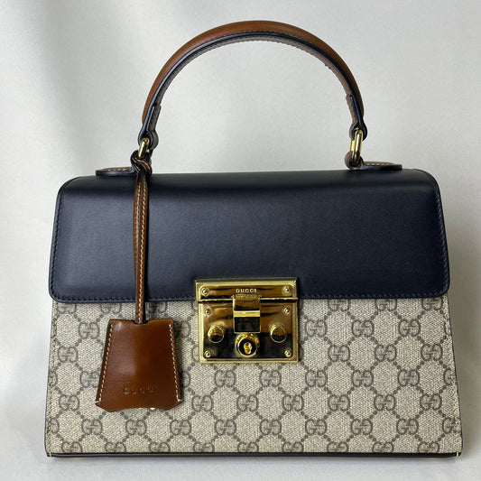 Gucci Padlock GG Supreme Top Handle