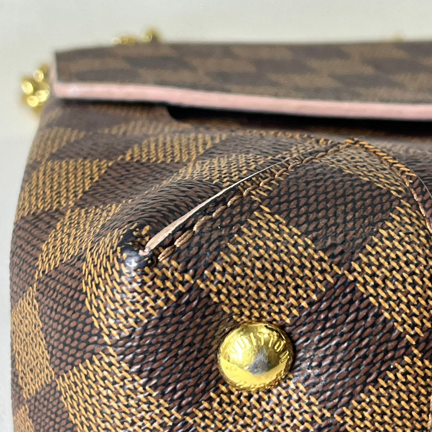 Louis Vuitton	Caissa Clutch Damier Ebene