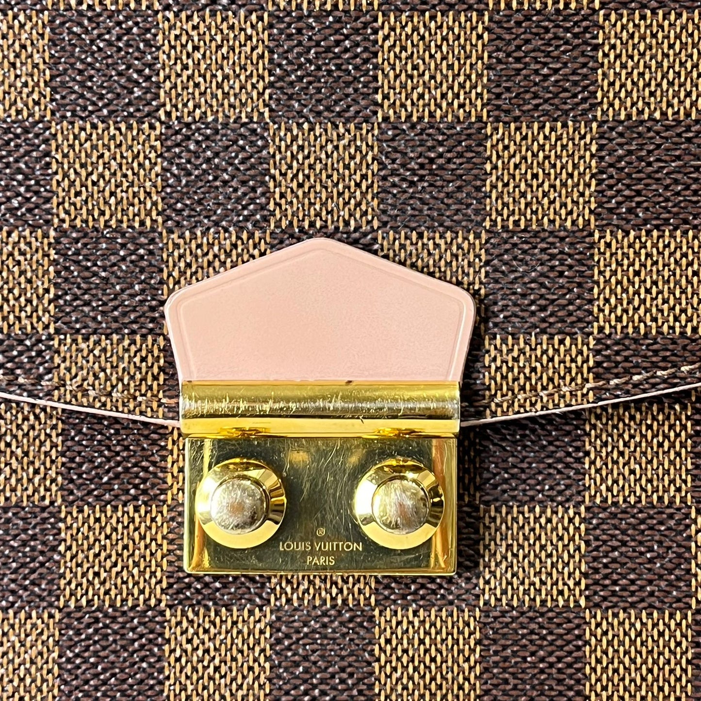 Louis Vuitton	Caissa Clutch Damier Ebene
