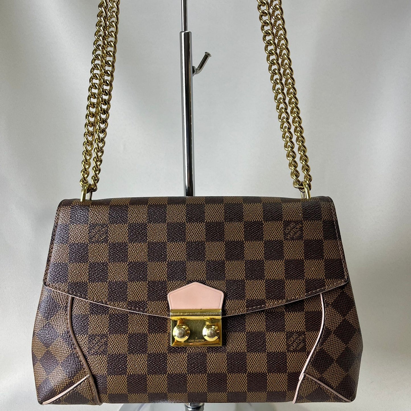 Louis Vuitton	Caissa Clutch Damier Ebene