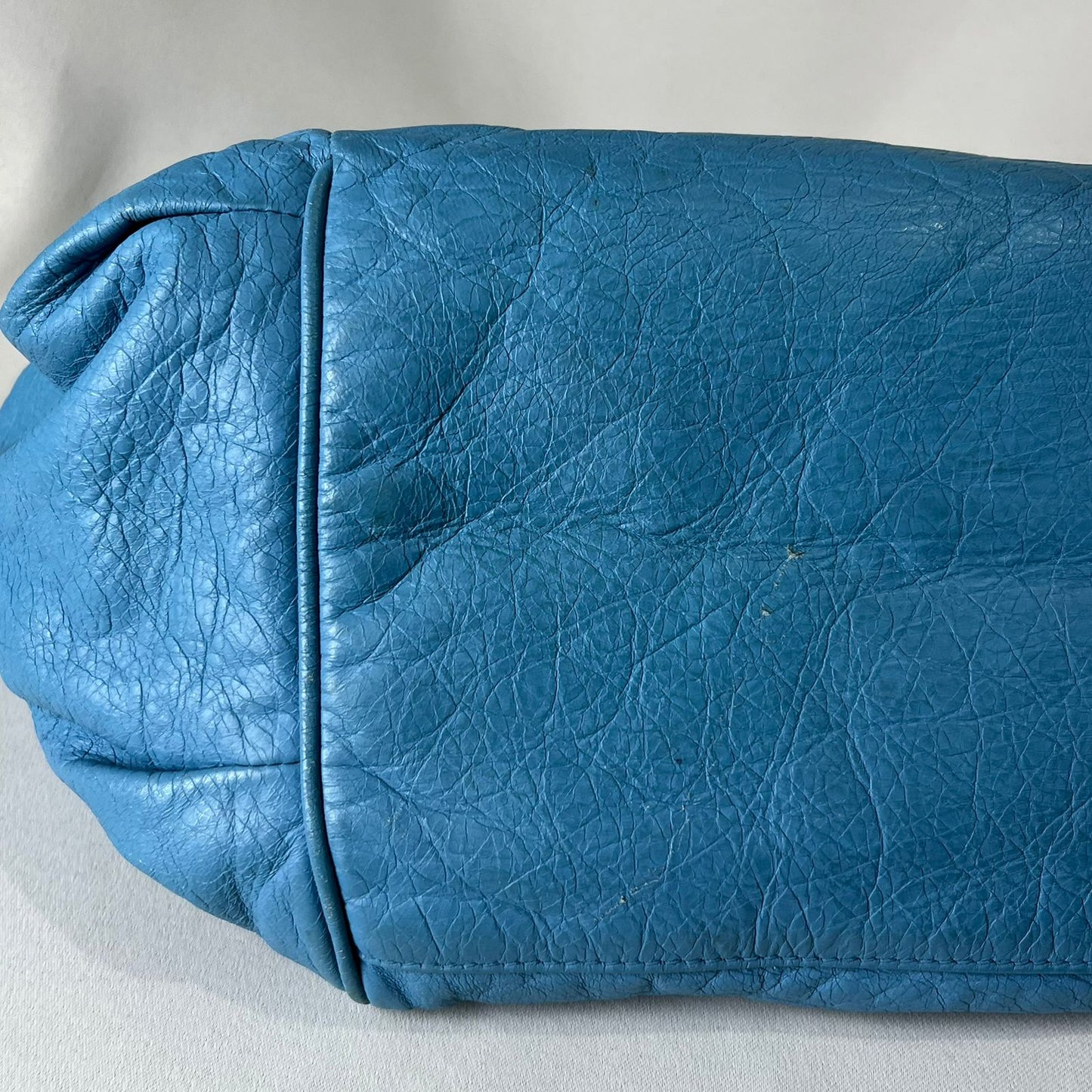 Balenciaga City Moto Sunday Tote Teal