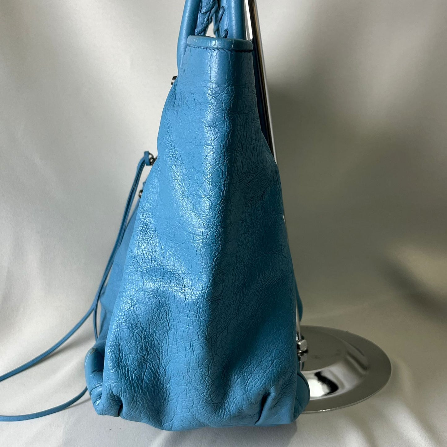 Balenciaga City Moto Sunday Tote Teal