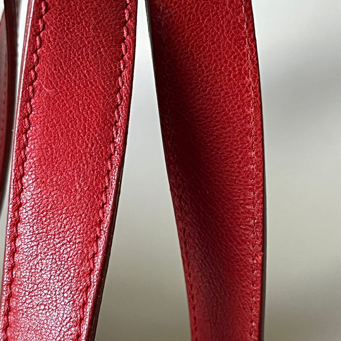 YSL	Muse Red Leather