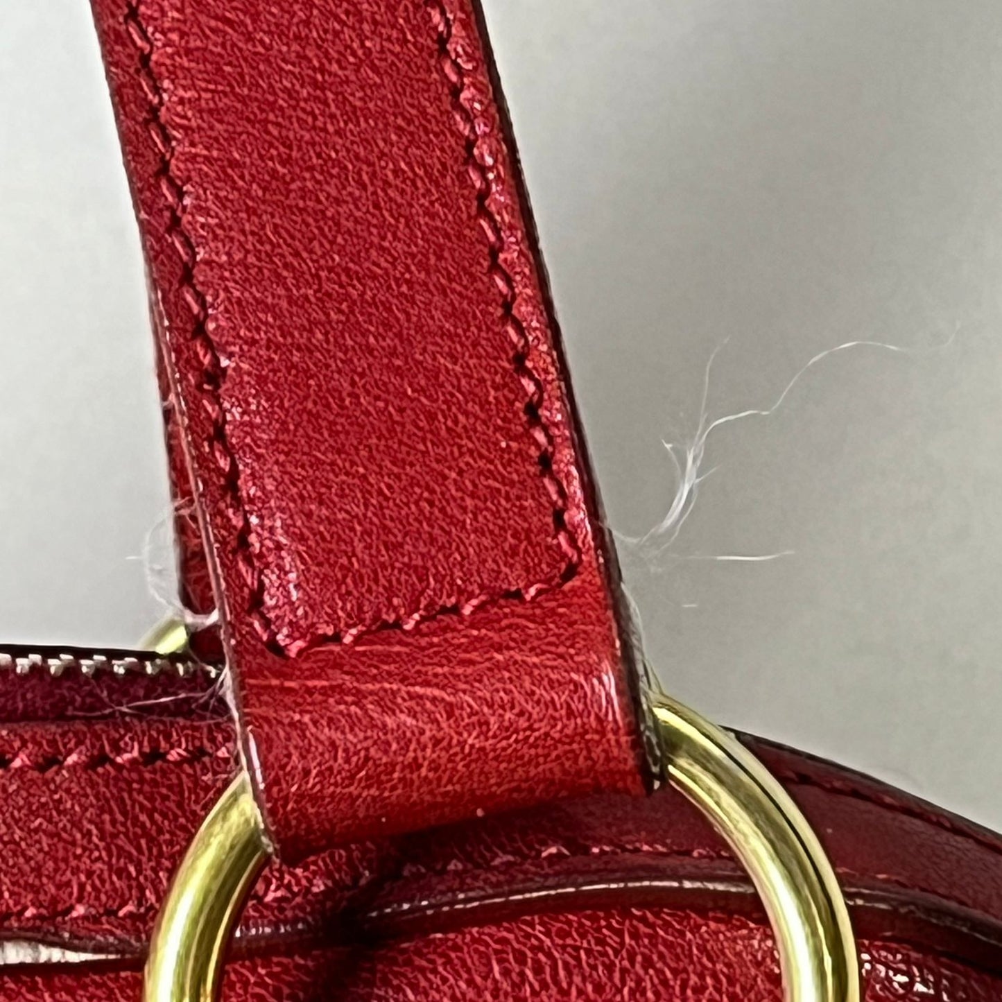 YSL	Muse Red Leather