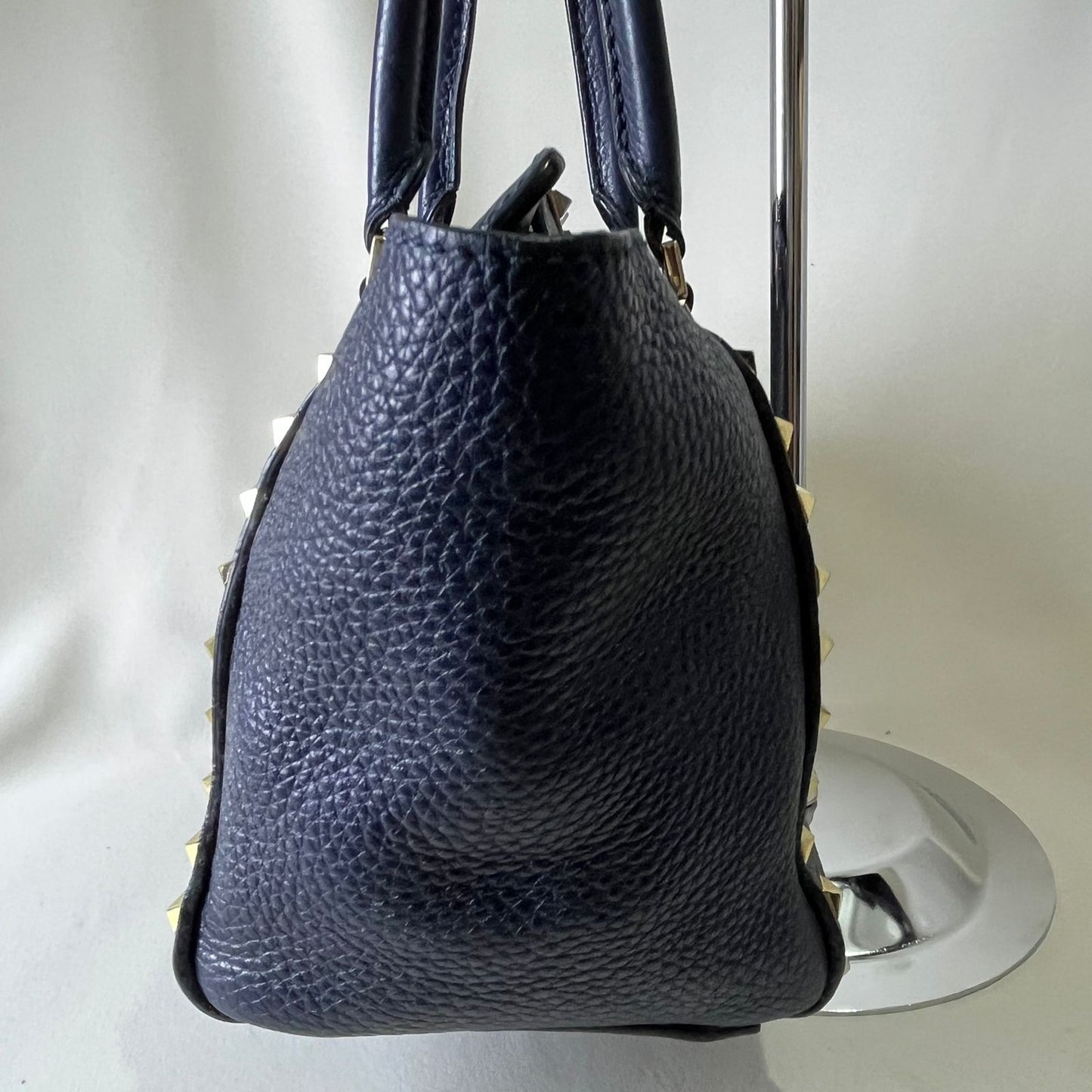 Valentino Rockstud Mini Tote Blue