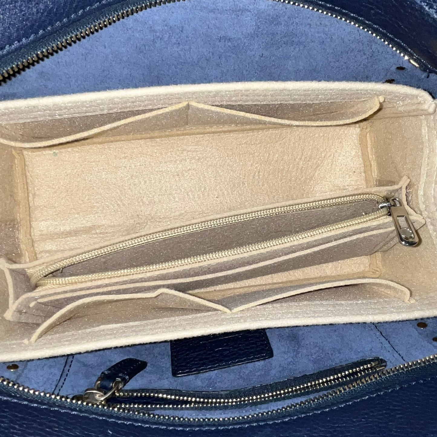 Valentino Rockstud Mini Tote Blue