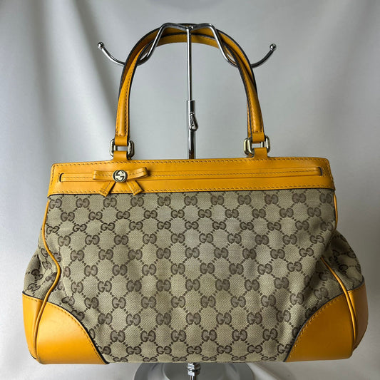 Gucci Mayfair Tote Yellow