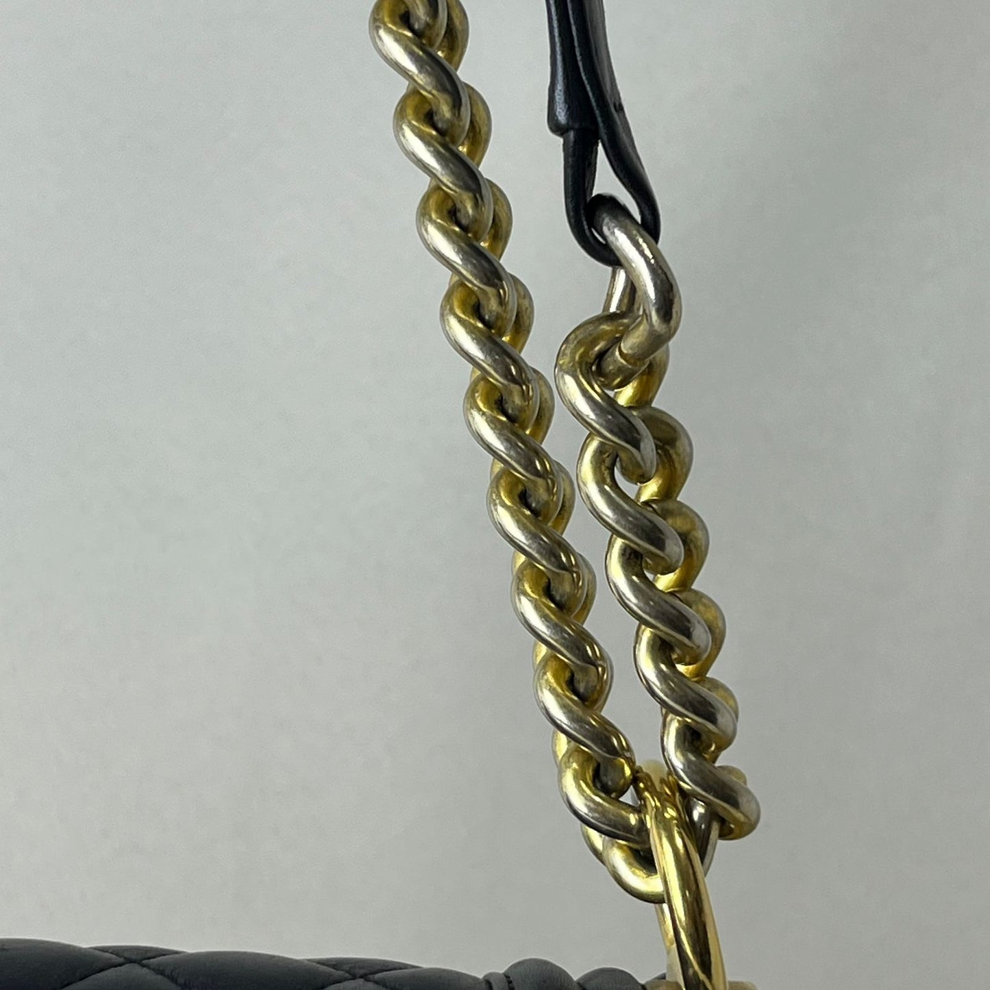 Chanel Le Boy New Medium Black Gold Hardware