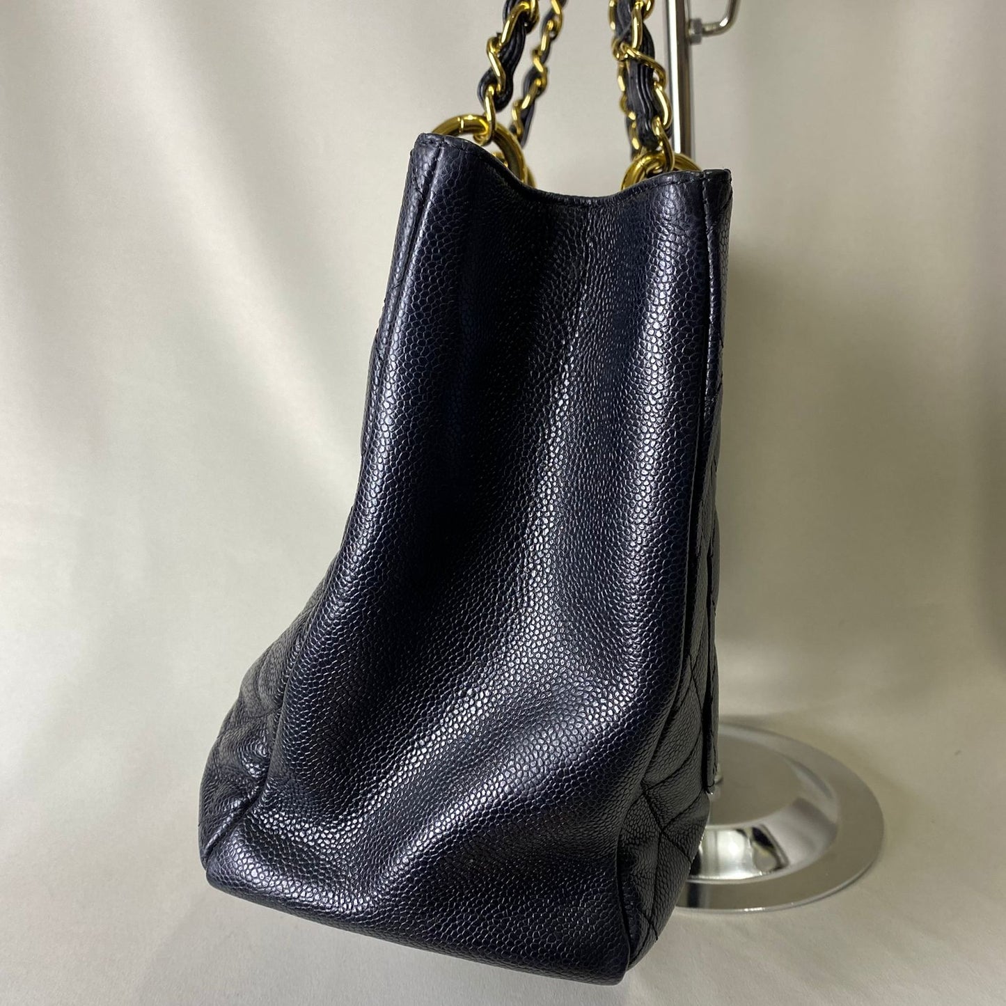 Chanel GST Black Caviar with Gold Hardware