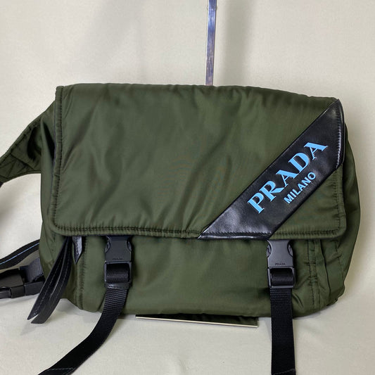 Prada Re-Nylon Messenger Large Army Green