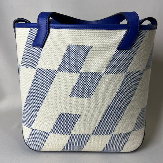 Hermes Cabas H 27, Blue France Swift