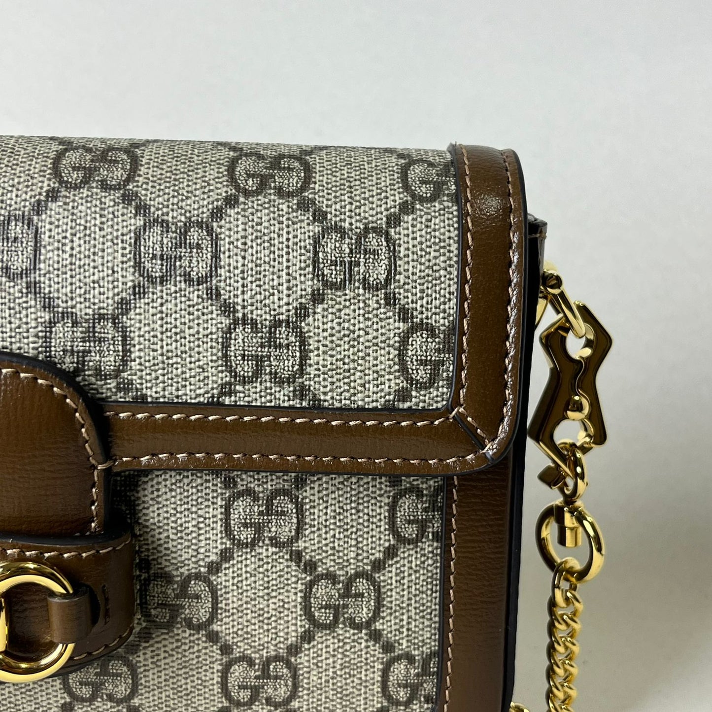 Gucci Horsebit 1955 Shoulder Bag Beige/Brown