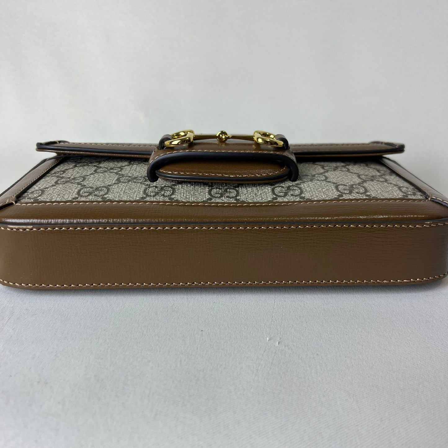 Gucci Horsebit 1955 Shoulder Bag Beige/Brown