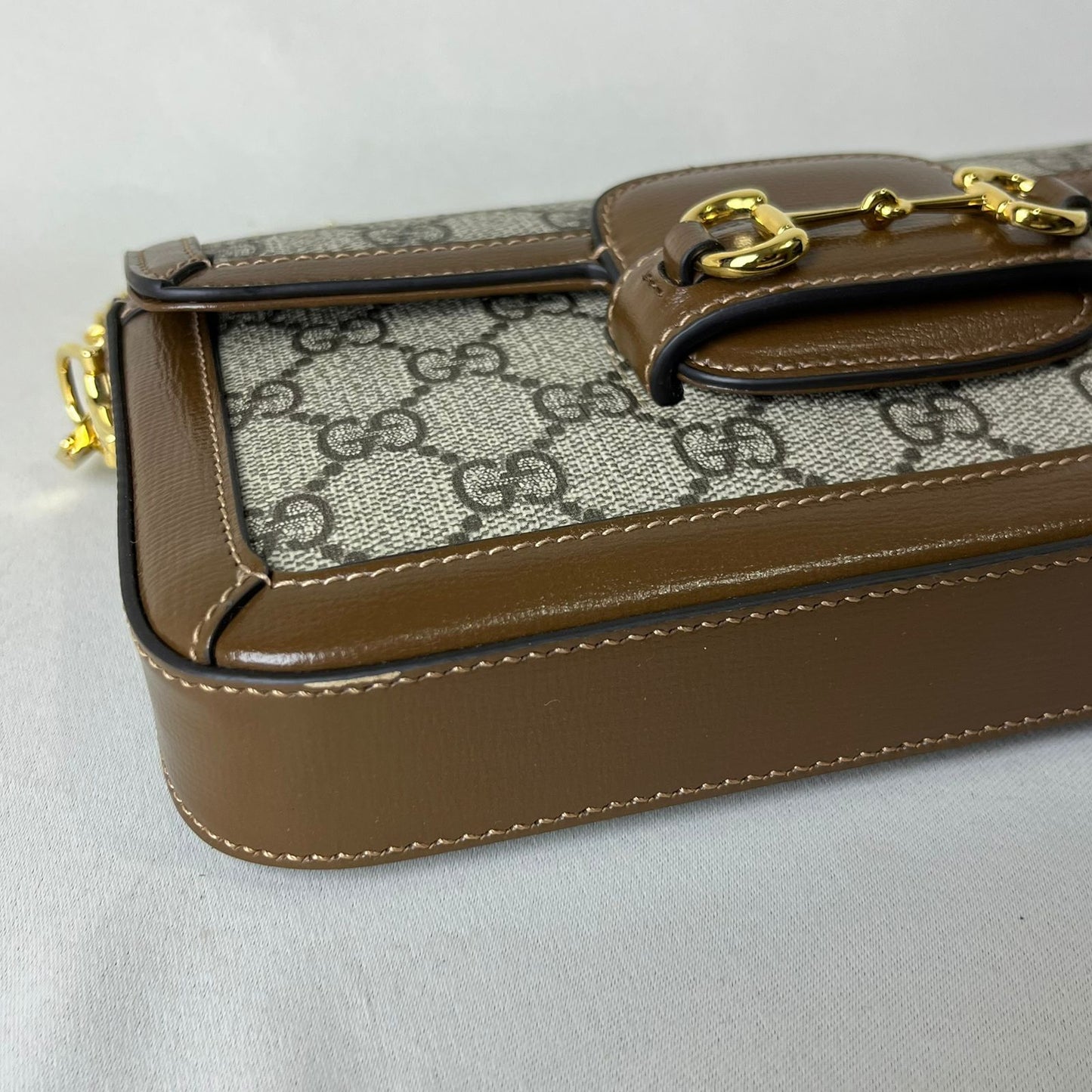 Gucci Horsebit 1955 Shoulder Bag Beige/Brown