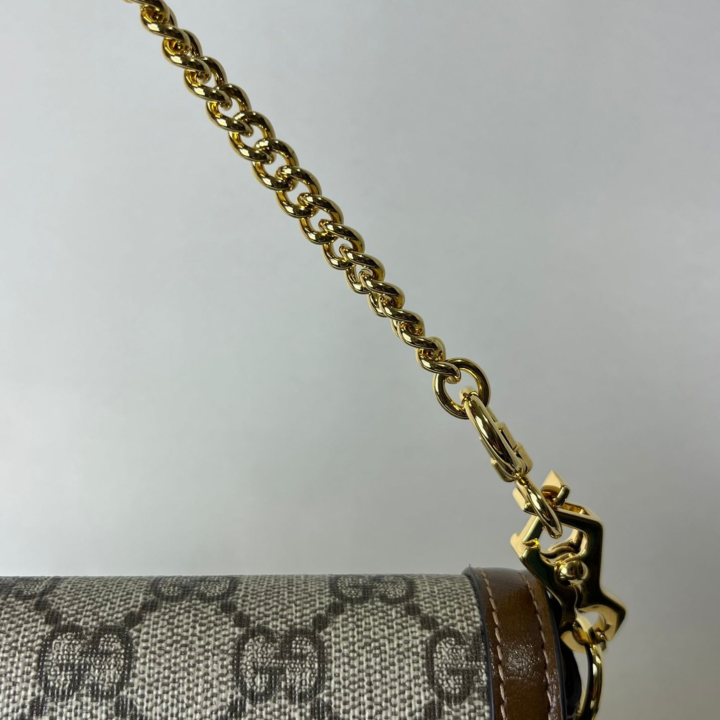 Gucci Horsebit 1955 Shoulder Bag Beige/Brown
