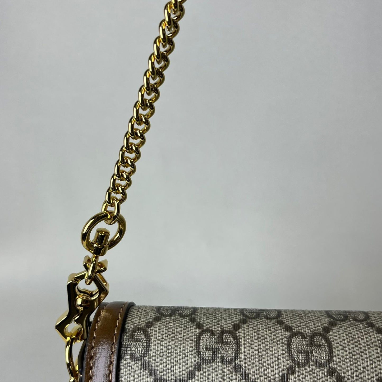 Gucci Horsebit 1955 Shoulder Bag Beige/Brown