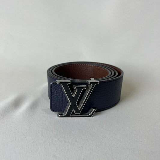 Louis Vuitton Belt 90 Irreversible Brown/Navy Blue