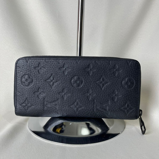 Louis Vuitton Zippy Wallet Black, Monogram Empreinte