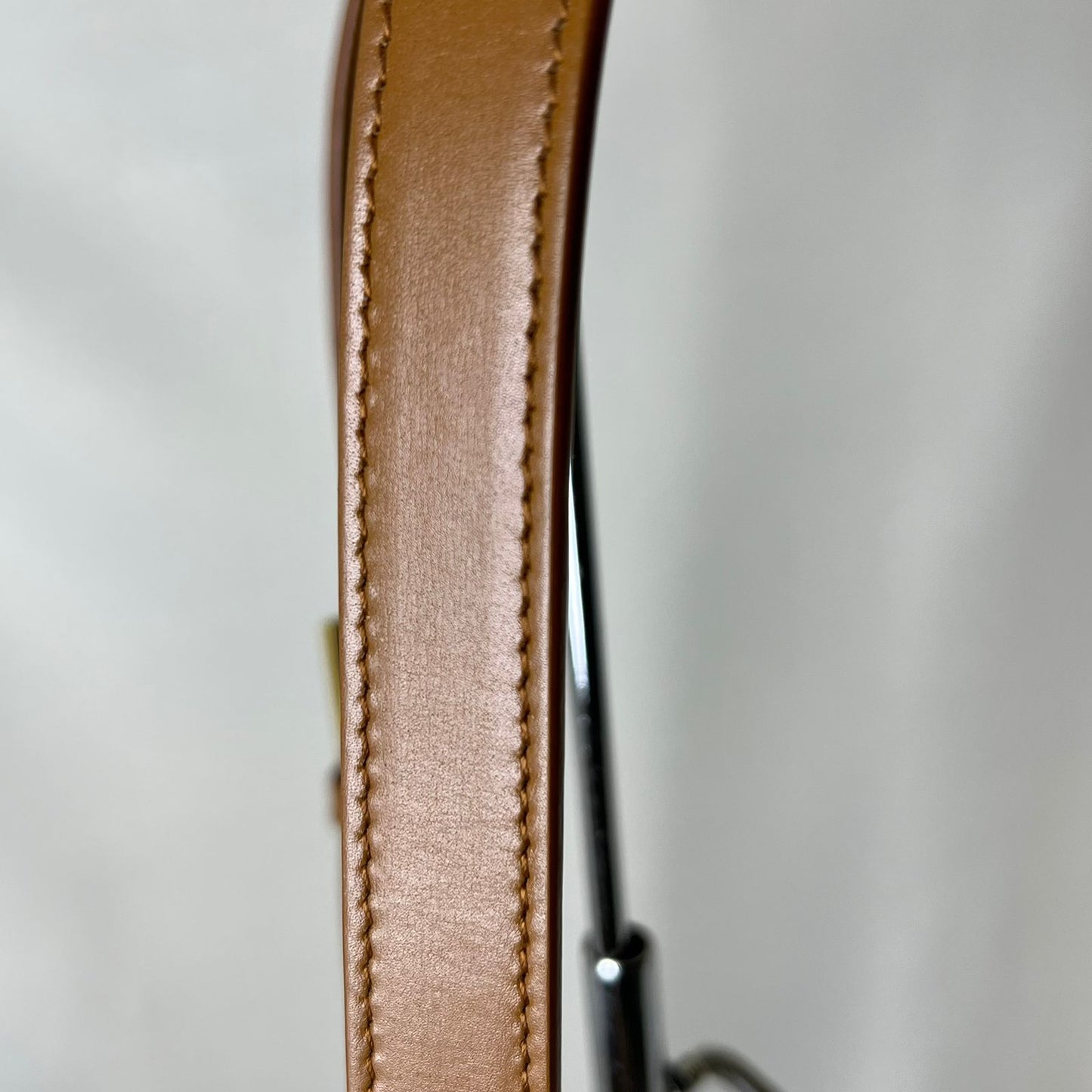 YSL	Solferino Satchel, Caramel