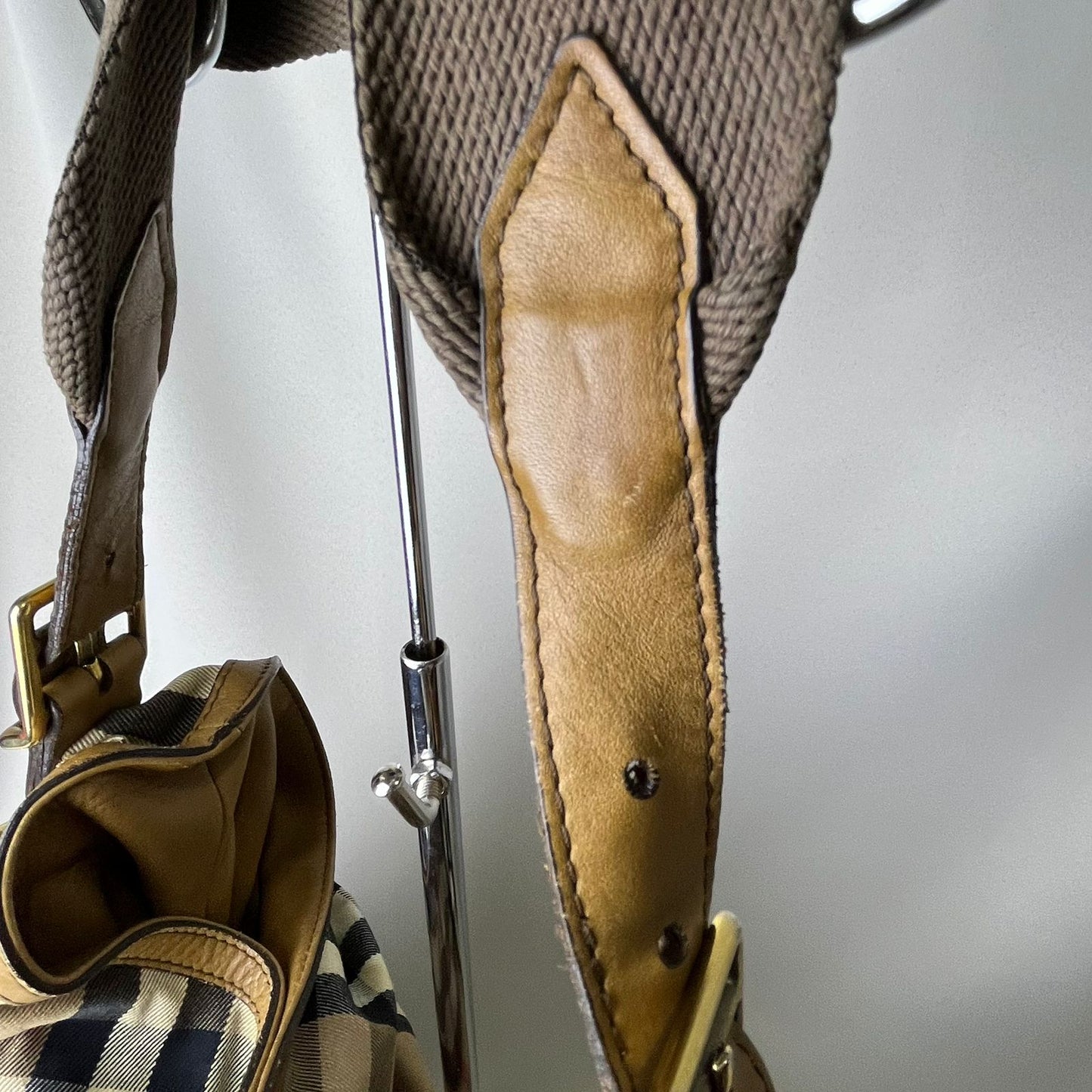 Burberry	Prorsum House Check Hobo Bag